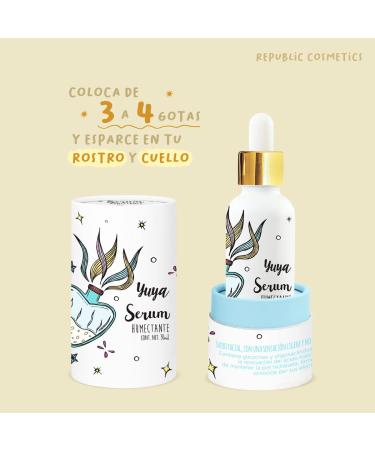 YuYa Cruelty-Free Makeup Night Serum - Hydrating Anti-Aging Formula with Hyaluronic Acid & Jojoba for Radiant Skin | 30 ml | International Shipping - Buy Online on GoSupps.com