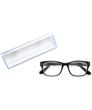 Foster Grant Men's Tristan Blue Light Bifocal Reading Glasses - Shiny Black 52mm | International Shipping Available - Buy Online on GoSupps.com