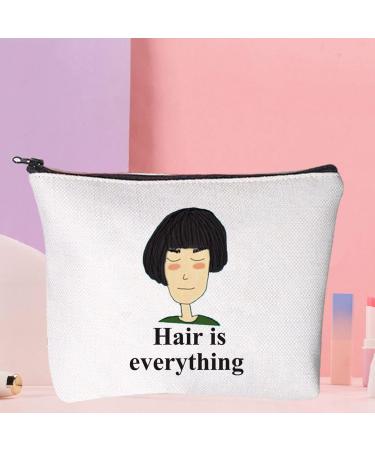 Clair New Haircut Wumpa Fleabag Cosmetic Bag - Hair is Everything Makeup Zip Pocket for Women & Girls - Buy Online on GoSupps.com