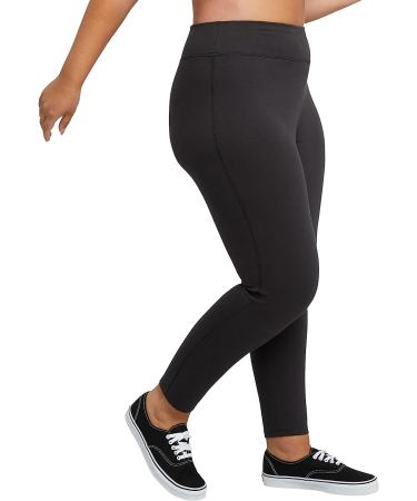 Just My Size Women's Plus-Size Stretch Jersey Full Length Leggings 3X Black - Comfortable and Stylish Fit for Curvy Women - Buy Online on GoSupps.com
