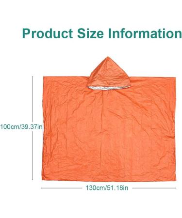 EIHI Rescue Ceiling Survival Kit - 2pcs Thermo-Mylar Foil Coating Waterproof & Windproof Bushcraft Gear for Outdoor Adventures - Buy Online on GoSupps.com
