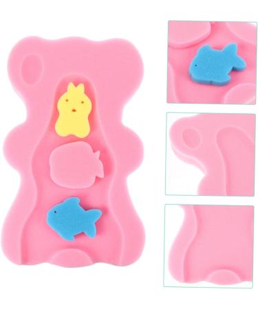 Didiseaon 1 Set Bath Sponge Pad Nonslip Bath Mat Mat Bath Sponge for Sponge Cushion Bath Pad Bath Sponges for Pink Body Wash Pp Newborn Take a Bath - Buy Online on GoSupps.com