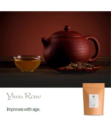 Sheng Pu-Erh Tea Yiwu Yunnan - Premium Loose Leaf Puerh - Organic Puer Tea 100g - Authentic Chinese Tea - Buy Online on GoSupps.com