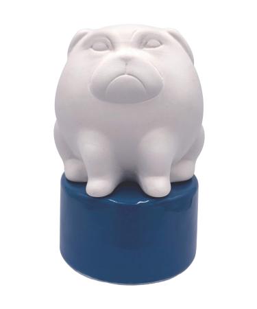 Wild Essentials Big Dog Ceramic Aromatherapy Wicking Diffuser for Essential Oils and Fragrance Non-Electric Air Freshener for Bedroom Office Bathroom 5 inches tall