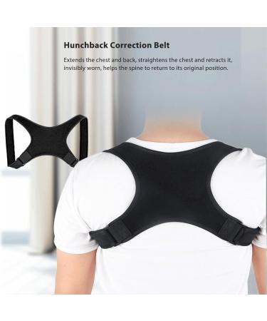 Adjustable Posture Corrector Breathable Back Brace with Shoulder Pads Improve Sitting Posture for Men and Women Collarbone Support - Buy Online on GoSupps.com