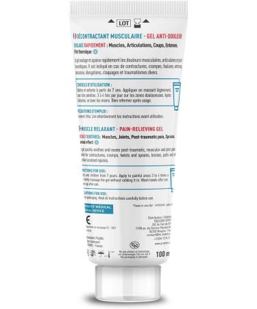 Relaxing Muscle Pain Gel GRANIONS | Quickly Relieve Joint Muscle and Post-Traumatic Pain | Cryotherapy Effect Scientifical - Buy Online on GoSupps.com