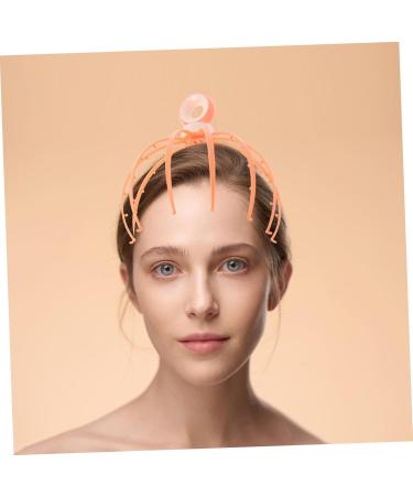 Beavorty Octopod Steel Head Massager - Handheld Claw Massage Tool for Ultimate Head Relief - Durable 21x15x15cm Orange Design - Buy Online on GoSupps.com