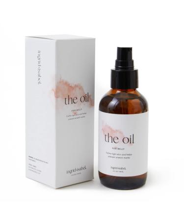 Ingrid & Isabel The Oil Organic Belly & Body Oil Prevents Stretch Marks & Scars Maternity & Pregnancy Skincare 4 Fl Oz