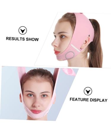 DOITOOL 1pc Thin Skin V Waist Binder Cute Belt Sash Belt Strap Double Chin Body Belt Reusable -lift Strap Chin up Graphene Printed Sheet Lifting Belt Pink - Buy Online on GoSupps.com