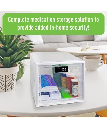 EZY DOSE Medication Lockbox - Secure Large Capacity Storage for Vitamins & Medications | BPA Free Food Safe Combination Lock - Shop Internationally - Buy Online on GoSupps.com