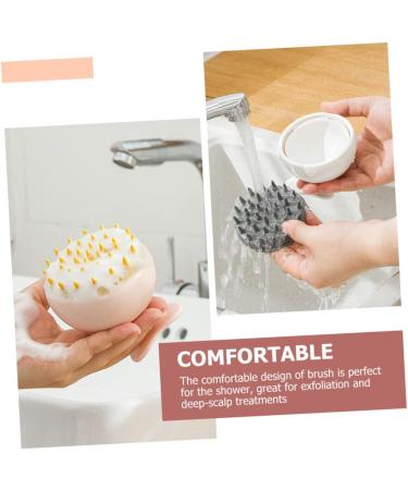 Combined 3 Silicone Shampoo Brushes for Scalp Massage - Hair Peeling & Care | International Shipping - Buy Online on GoSupps.com
