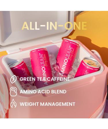 RSP NUTRITION AminoLean Energy Drink - Sugar Free Vegan Amino Acids No Jitters Berry Elixir 12 Pack - Buy Online on GoSupps.com