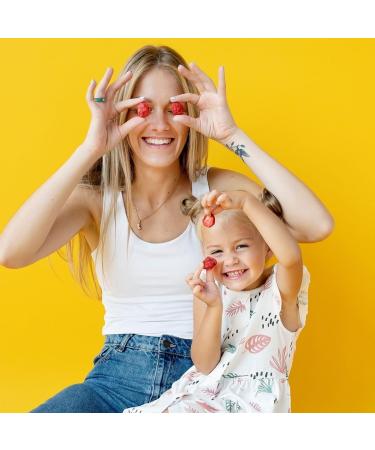 Freeze Dried Strawberries (Fraises lyophilis es) - 100% Natural No Added Sugar Crunchy and Delicious Healthy Snack (35g 100g 300g) (100g pack) - Buy Online on GoSupps.com