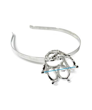 Birthday Crown for Girls - Silver Tiara for Kids, Queen Crown Headband - Women's Birthday Tiara - Buy Online on GoSupps.com