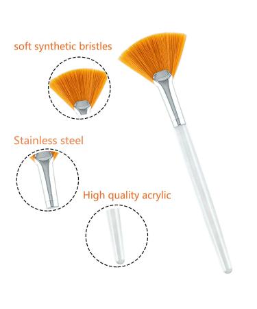 FCIQVEN 4 Pcs Facial Brushes - Soft Makeup Brushes for Peel Mask Application - Buy Online on GoSupps.com