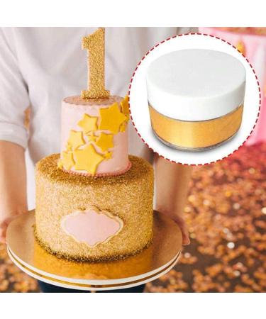 5g Edible Glitter Cake Decoration Powder Gold Silver Macaron Mousse Color Glitter Powde Chocolate Baking Fondant Cake Decor S6k3 Gold Silver - Buy Online on GoSupps.com