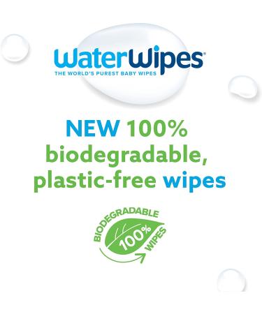 WaterWipes Original Baby Wipes - 99.9% Water, Unscented & Hypoallergenic, 3 Packs (180 Count) for Sensitive Skin - Buy Online on GoSupps.com