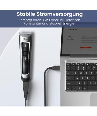 Buy 2 Charging Cables for HAFTKER RFC-588/RFC-598/RFC-690/RFC-696/RSCX-9598/RSCX-7568 - Power Supply for Habker Hairschneider & Bartschneider Beard Trimmer - Buy Online on GoSupps.com