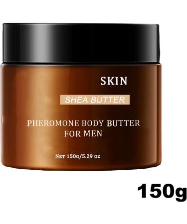 Scented Body Butter for Men - 150g Moisturizing Body Care Cream | Natural Nourishing Lotion for Men | Professionals Travelers Fathers Husbands Boyfriends Morning Routine - Buy Online on GoSupps.com