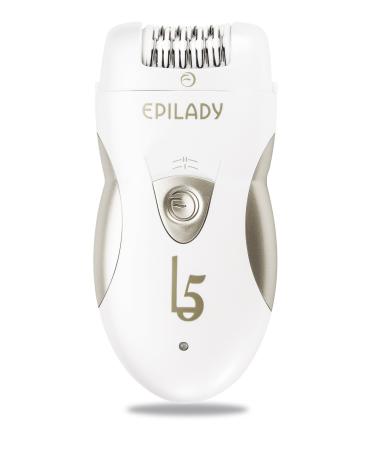 Epilady Hair Removal Epilator for Women | Rechargeable Hair Remover for Women | L5 Electric Shaver for Women  Hair Removal Device | Bikini Trimmer | Corded or Cordless  2 Speeds | Brush  Pouch
