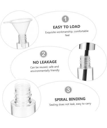 FOMIYES Mascara Tube Eyelash Mascara Clear Eyelash Wand Tube Clear Mascara Tube Refillable Eyelash Tube Mascara Wand Refillable Tubes 2 Sets - Buy Online on GoSupps.com