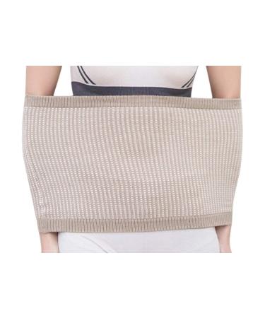 Unisex Warm Cashmere Waistband Abdominal Protector - Soft Kidney Binder for Men & Women Relieves Back Pain & Supports Waist - Stretchy Camel XL - Buy Online on GoSupps.com