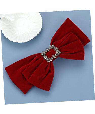 hair accessories hair clip for wedding hair gems for women wedding hair clips wedding hair bow bobby pin bow hair barrettes for women bow spring hairpins chic bow headdress vintage - Buy Online on GoSupps.com