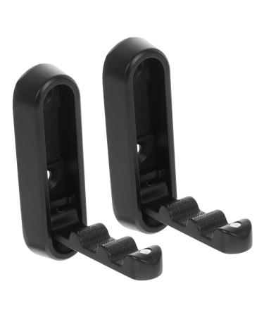 Alipis 2pcs Hidden Handle Hook Folding Clothes Rack Collapsible Wall Hook Folding Wall Hanger Jacket Towel