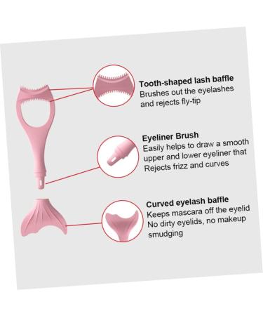 Didiseaon 2pcs Eyeliner Heated Lash Curler Eyebrow Pencil Stencils Guide Silicone Eyebrow Stencil Usb Lip Line - Buy Online on GoSupps.com