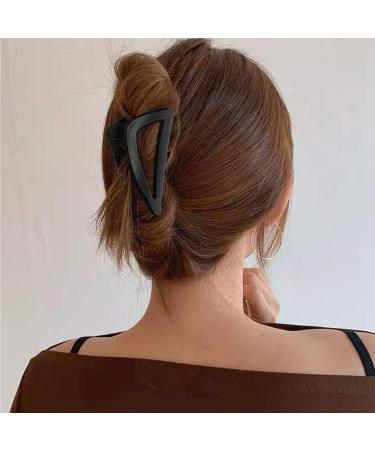 4 Pack Matte Triangular Hair Clips for Women - Non-Slip Colorful Hair Accessories - Buy Online on GoSupps.com