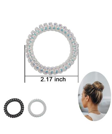 Colorful Spiral Hair Ties for Women - Stylish Ponytail Holders & Scrunchies - Hair Accessories for Teens & Girls - Buy Online on GoSupps.com