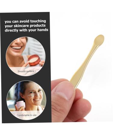 Healeved 24 Pcs Mask Spoon Mini Spoons Night Cream for Face Skincare Makeup Skincare Spatula Makeup Spoon Abs 6.00X0.70X0.70CMx2pcs Goldenx2pcs - Buy Online on GoSupps.com