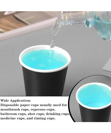 Huaiid 3 oz 100 Small Disposable Bathroom Mouthwash Cups - Black 100 Count - Buy Online on GoSupps.com