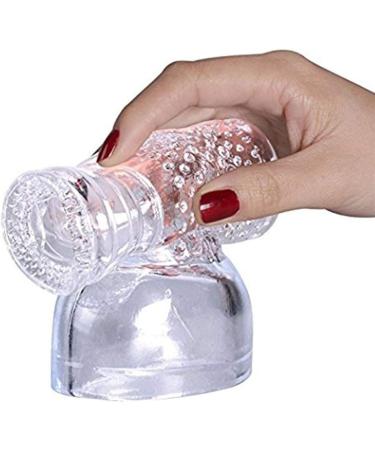 3 Pack Silicone Massage Attachment Accessories Blue & Clear - Buy Online on GoSupps.com