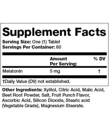 Buy Olympian Labs Melatonin 5mg Fast Dissolve Strawberry Tablets - 60 Count - Buy Online on GoSupps.com