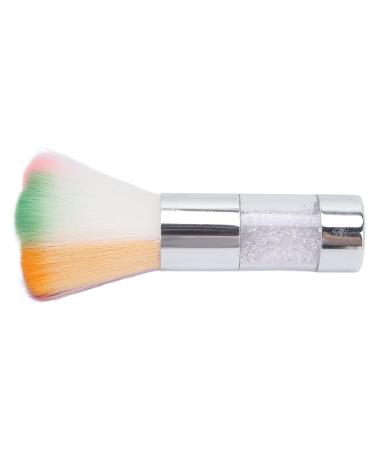 Colorful Travel Kabuki Makeup Brush - Small Silver Cosmetic Tool for Blush & Powder - Perfect for Nail Art Cleaning - Buy Online on GoSupps.com