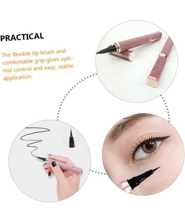 LALAFINA 5pcs Eyeliner Liquid Liner Lash Glue Pen Black Eye Liner Pencils Eye Makeup Miss Dense Make up Kit - Buy Online on GoSupps.com