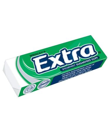 Wrigley's - Chewing gums Extra - spearmint taste - pack of 10 packs of 14 g