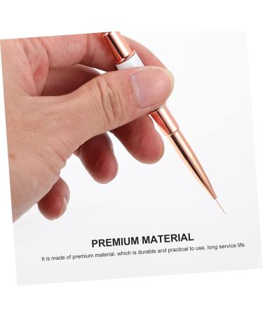 Beavorty pull line nail art pen mark pen marker pen nail art Double End Nail Pen nails brush pen gelt acrylic nail brush Double-ended Nail Brush Metal white fine tip UV - Buy Online on GoSupps.com