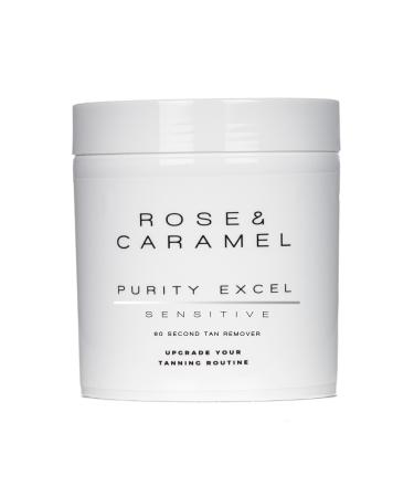 Rose & Caramel Purity Excel Sensitive 60 Second Fake Tan Remover. Kind To Skin Fragrance Free Express Exfoliating Self Tan Eraser (440g) Scent Free