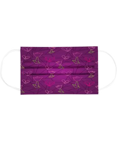 ZQP 20PCS Adult Valentine's Day Theme Disposable Decors Dustproof Windproof Face Bandanas_Covering_Decor For Women And Men Couple Fashion Multicolor Love Heart Print Mouth Covering Cotton Fabric 20PCS E - Buy Online on GoSupps.com