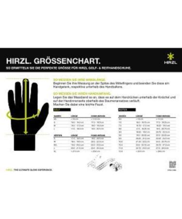 HIRZL Trust Hybrid Golf Gloves for Men - Black/White RH - Perfect Fit & Performance - Buy Online on GoSupps.com