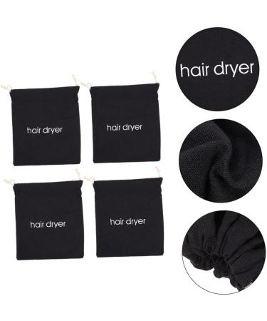 Healeved 8 Pcs Hair Dryer Storage Bag Curling Hair Dryer Hair Dryer Carrier Bags Blow Dryer Bag Black Fabric - Buy Online on GoSupps.com