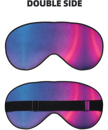 Buy SSIMOO Abstract Geometric Soft Sleep Eye Mask | Female Breathable Eye Patch for Travel & Relaxation - Black - Buy Online on GoSupps.com