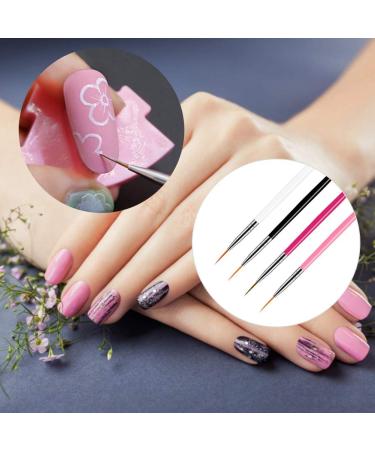 15-Piece Nail Brush Set for Gel Acrylic & Nail Art - Pink Nail Design Accessories - Buy Online on GoSupps.com