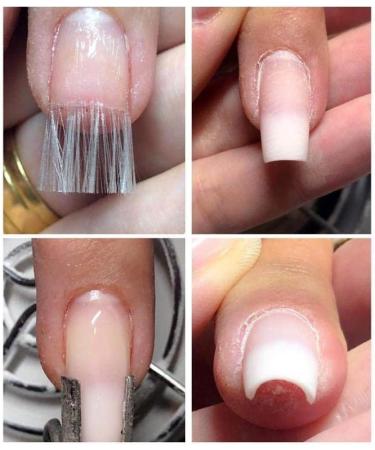 BAILIY 6Pcs/lot C Curve Nail Pinching Clips Steel Easy to Make Long Nails Tips Acrylic Clip Nail Tool 31mm Steel - Buy Online on GoSupps.com