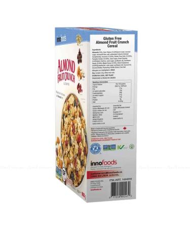 Innofoods Almond Fruit Crunch Cereal Maple Nuts Seeds Cluster Flakes Pack 900g - Buy Online on GoSupps.com