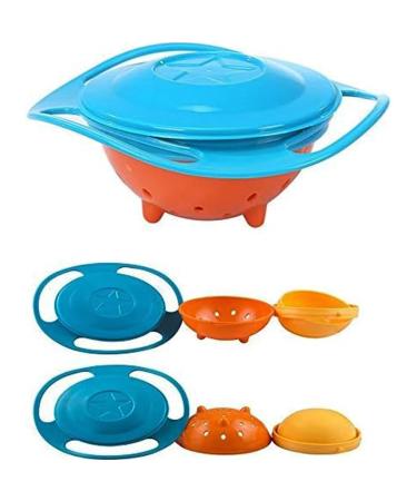 Gyro Bowl for Babies - Universal 360 Rotatable Magic Baby Bowl with Lid | Ship Internationally - Buy Online on GoSupps.com