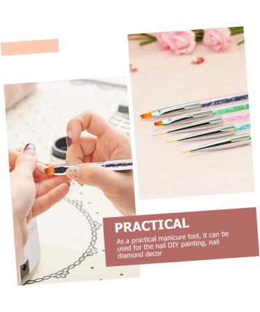 Beavorty 4 Sets Nail Pen dotting pen household tools nail art liner brush nail tech accessories nail painting tools nail tool Professional Dotting Tools 3d abs manicure painting pen - Buy Online on GoSupps.com