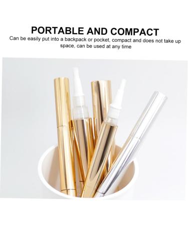 SMASOLO 2 pi ces Tube Aluminium Vide pour Gloss L vres et Vernis Ongles Applicateur Pinceau Portable Huile Ongles Hydratant et Parfum Couleurs Al atoires Couleur Couleur Al atoire - Buy Online on GoSupps.com